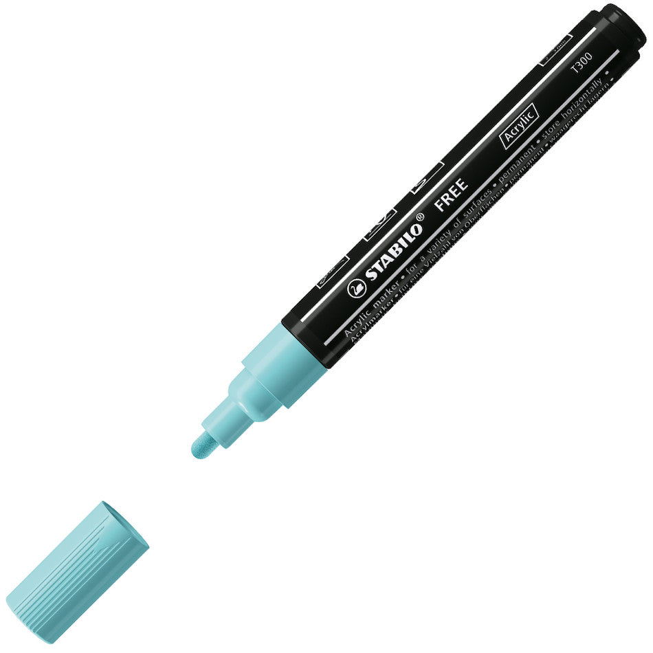 STABILO FREE T300 Acrylic Marker Pen Bullet Tip 2-3mm by STABILO at Cult Pens