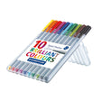 Staedtler Triplus Fineliner Pen Assorted Box of 10 334SB10 by Staedtler at Cult Pens