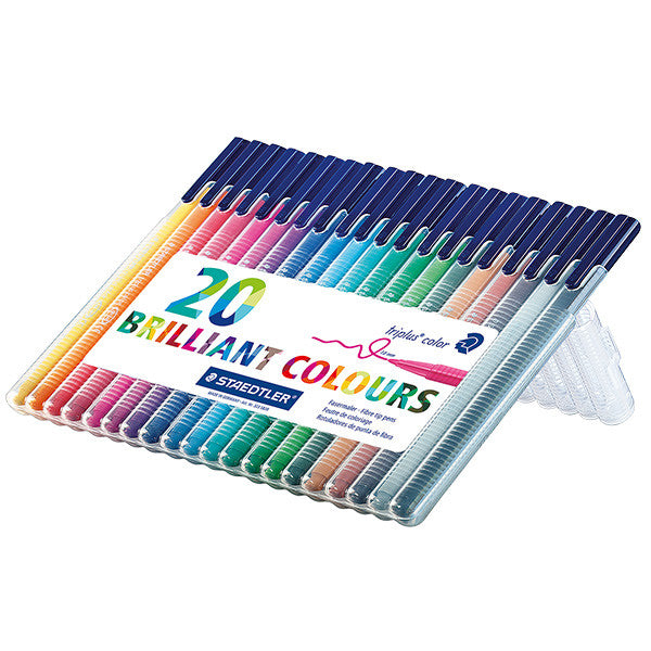 Staedtler Triplus Colour Pen Desktop Box of 20 by Staedtler at Cult Pens