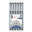 Staedtler 308 Pigment Liner 5+1 Deskset by Staedtler at Cult Pens