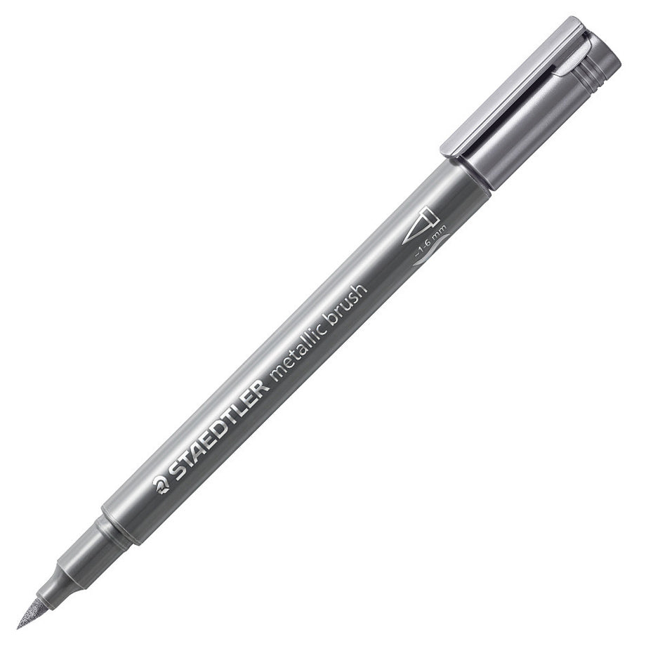 Staedtler Metallic Brush Pen - Silver