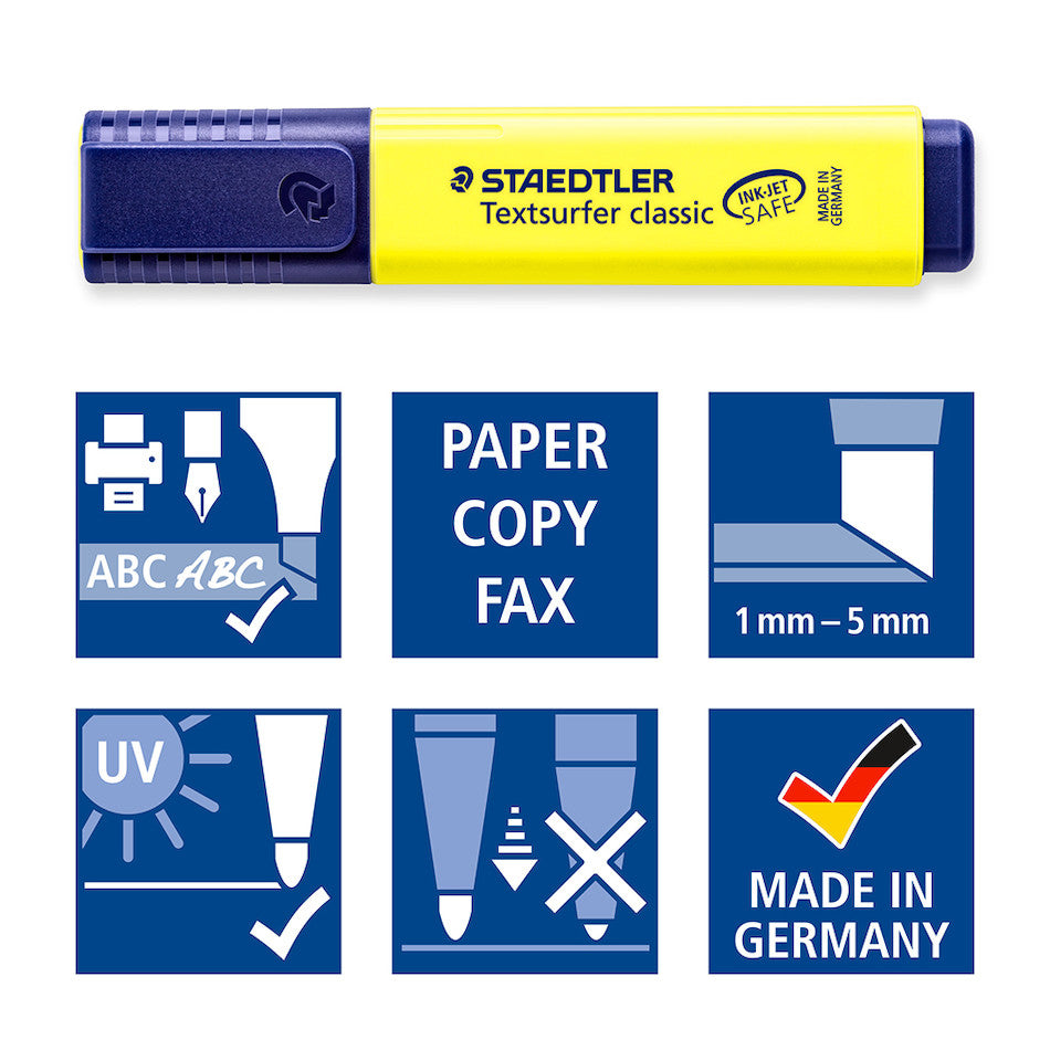 Staedtler Textsurfer Highlighter Wallet of 20 by Staedtler at Cult Pens
