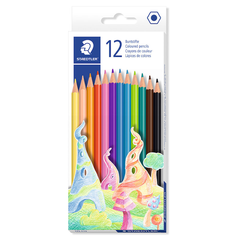 Staedtler Plastic Colouring Pencil Set of 12 by Staedtler at Cult Pens