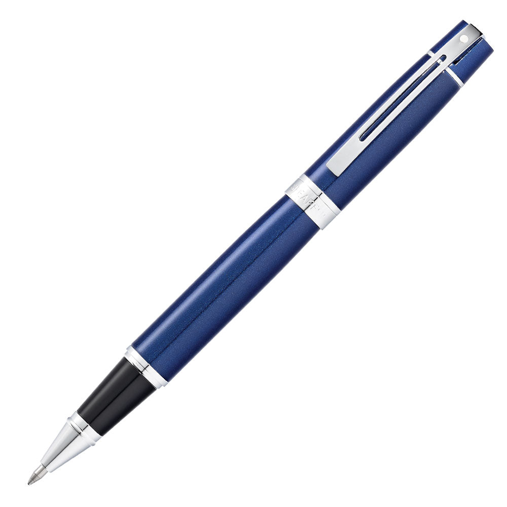Sheaffer 300 Rollerball Pen Glossy Blue with Chrome Trim by Sheaffer at Cult Pens