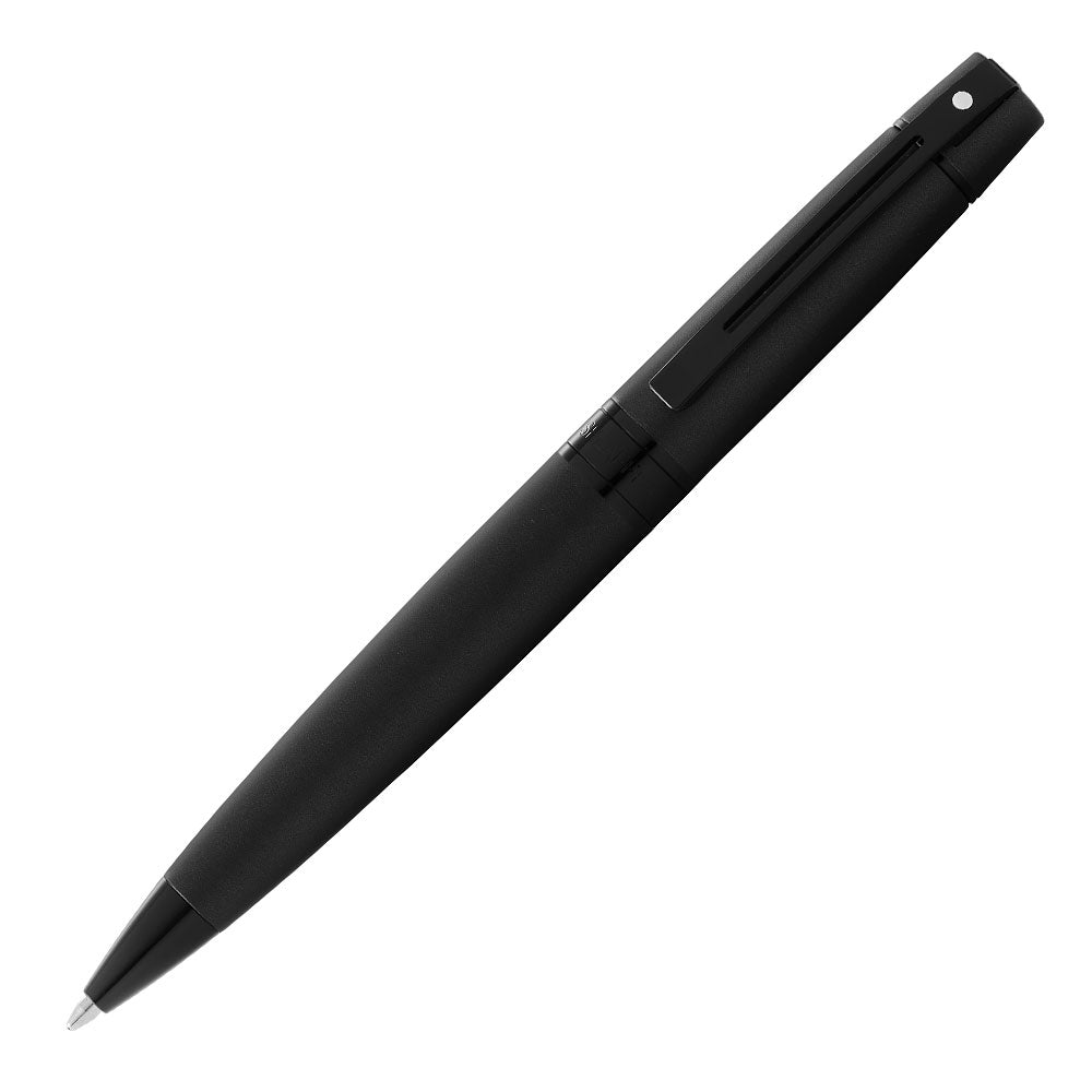 Sheaffer 300 Ballpoint Pen Matte Black Lacquer with Polished Black Trim by Sheaffer at Cult Pens