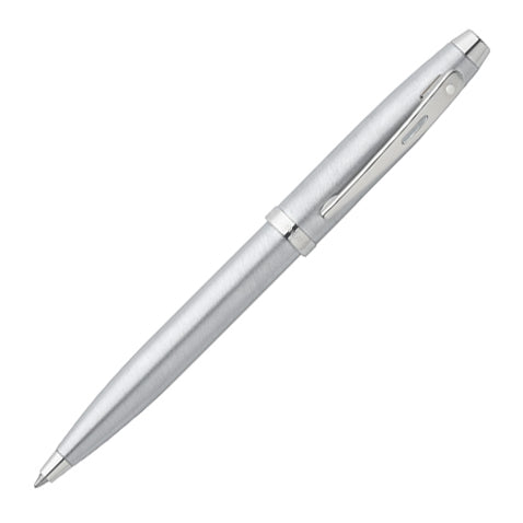 Sheaffer 100 Ballpoint Pen Brushed Chrome by Sheaffer at Cult Pens