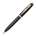 Sheaffer 100 Ballpoint Pen Black Lacquer with Gold Trim by Sheaffer at Cult Pens
