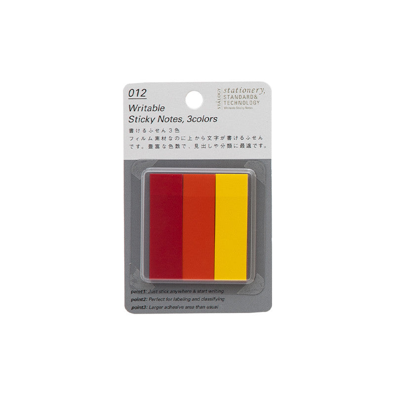Stalogy Sticky Tabs Red, Orange & Yellow by Stalogy at Cult Pens
