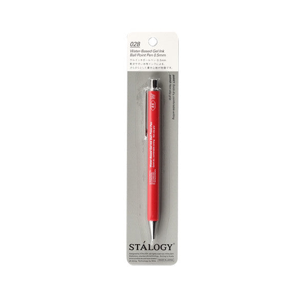 Stalogy Gel Ballpoint Pen Red by Stalogy at Cult Pens