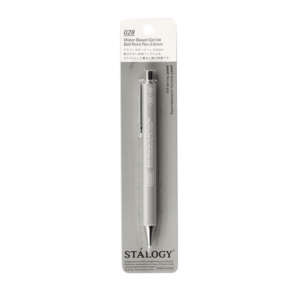 Stalogy Gel Ballpoint Pen Grey by Stalogy at Cult Pens
