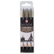 Sakura Pigma Micron Drawing Pen Set of 3 Black 08-10-12 by Sakura at Cult Pens