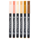 Sakura Koi Colourbrush Brushpen Set of 6 Portrait by Sakura at Cult Pens