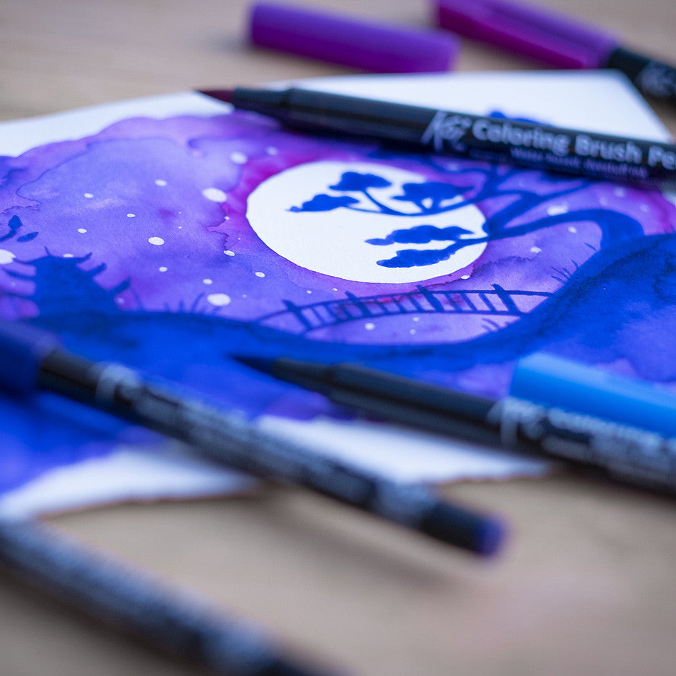 Sakura Koi Colourbrush Brushpen Set of 6 Galaxy by Sakura at Cult Pens