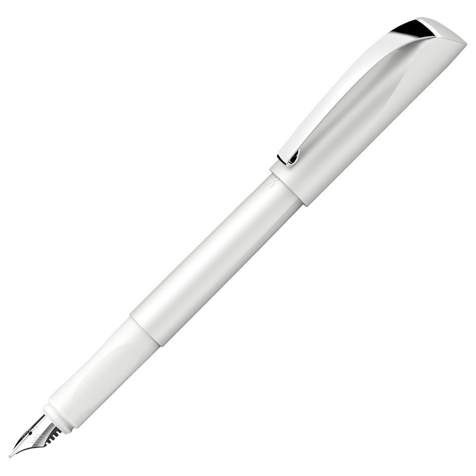 Schneider Ceod Shiny Fountain Pen Pearl White by Schneider at Cult Pens