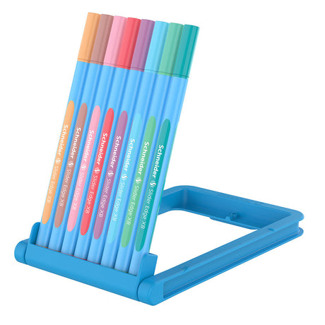 Schneider Slider Edge XB Ballpoint Pen Pastel Set of 8 Assorted by Schneider at Cult Pens