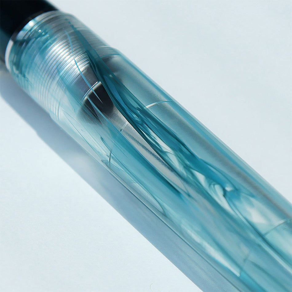 Sailor Professional Gear Regular Fountain Pen Veilio Acrylic Blue Green 21K Nib by Sailor at Cult Pens