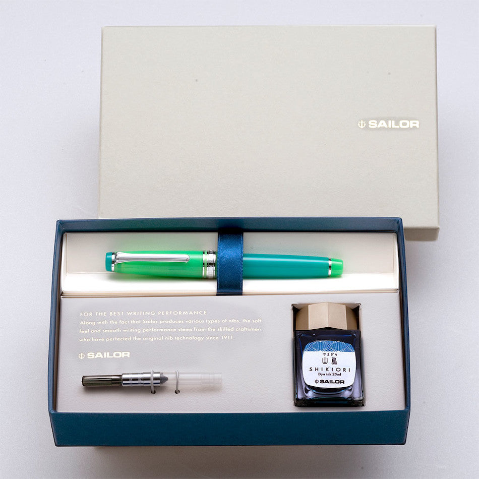 Sailor Professional Gear Regular Fountain Pen Aurora Borealis 21K Nib by Sailor at Cult Pens