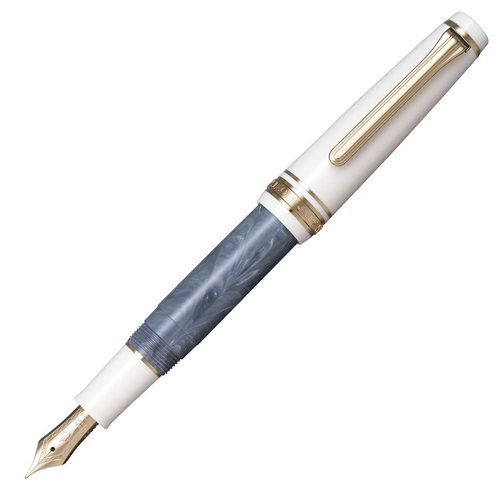 Sailor Professional Gear Slim Mini Rencontre Fountain Pen Gris Fer 14K Nib by Sailor at Cult Pens
