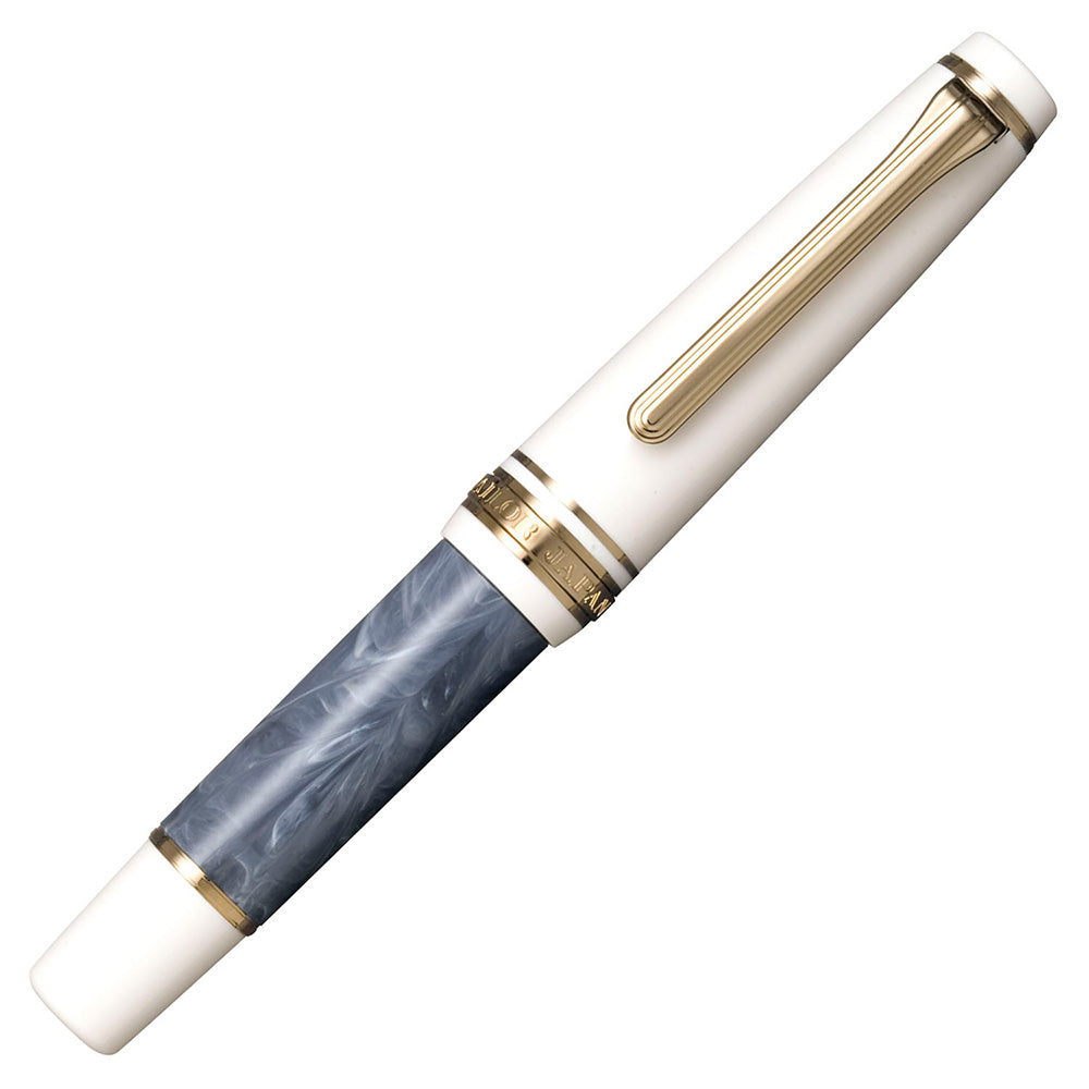 Sailor Professional Gear Slim Mini Rencontre Fountain Pen Gris Fer 14K Nib by Sailor at Cult Pens