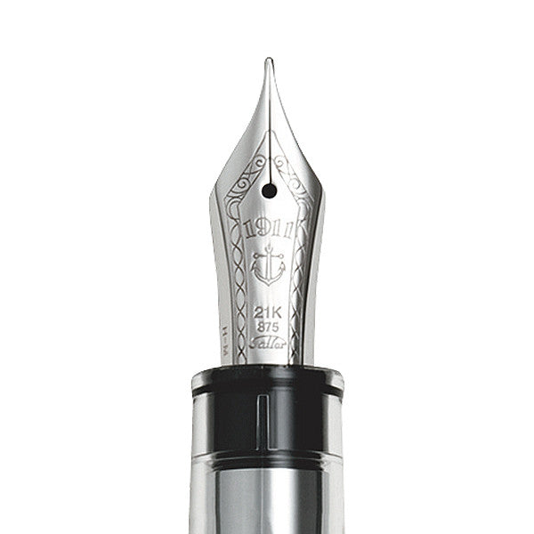 Sailor 1911 Large Fountain Pen Demonstrator with Silver Trim by Sailor at Cult Pens