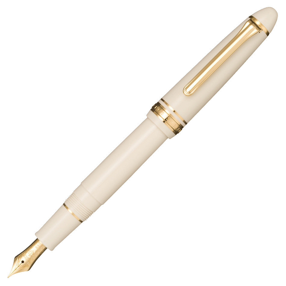 Sailor 1911 Standard Fountain Pen Ivory with Gold Trim by Sailor at Cult Pens