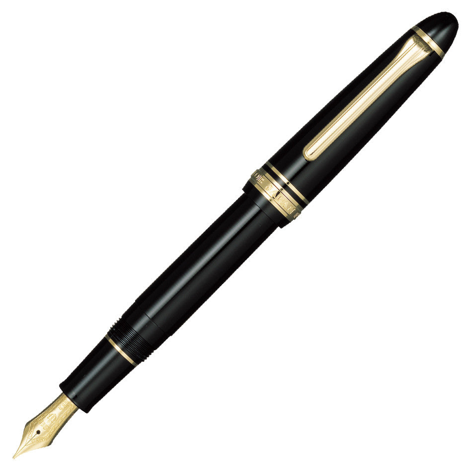 Sailor 1911 Standard Fountain Pen Black with Gold Trim by Sailor at Cult Pens