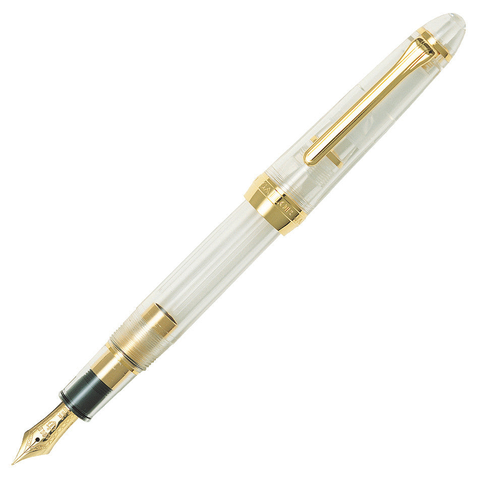 Sailor 1911 Standard Fountain Pen Demonstrator with Gold Trim by Sailor at Cult Pens