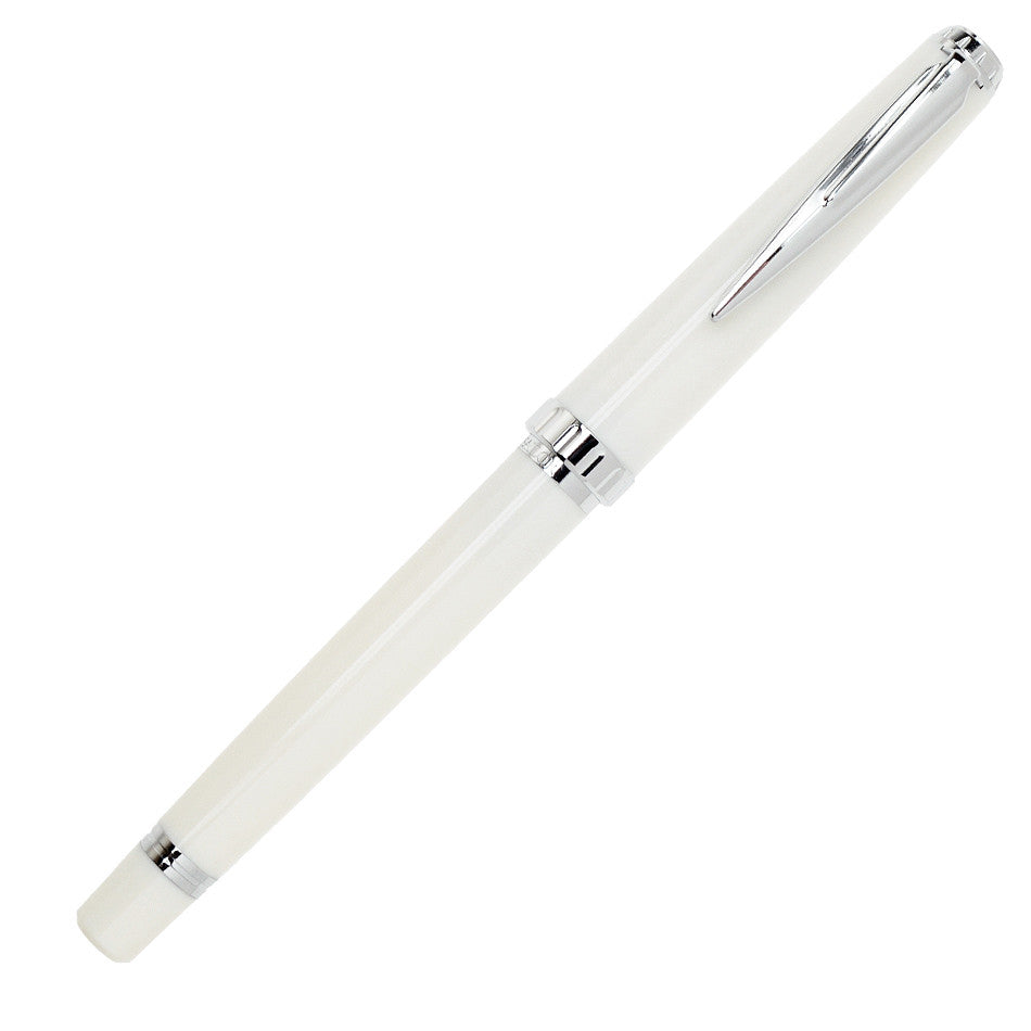 Sailor Reglus Fountain Pen White with Silver Trim by Sailor at Cult Pens