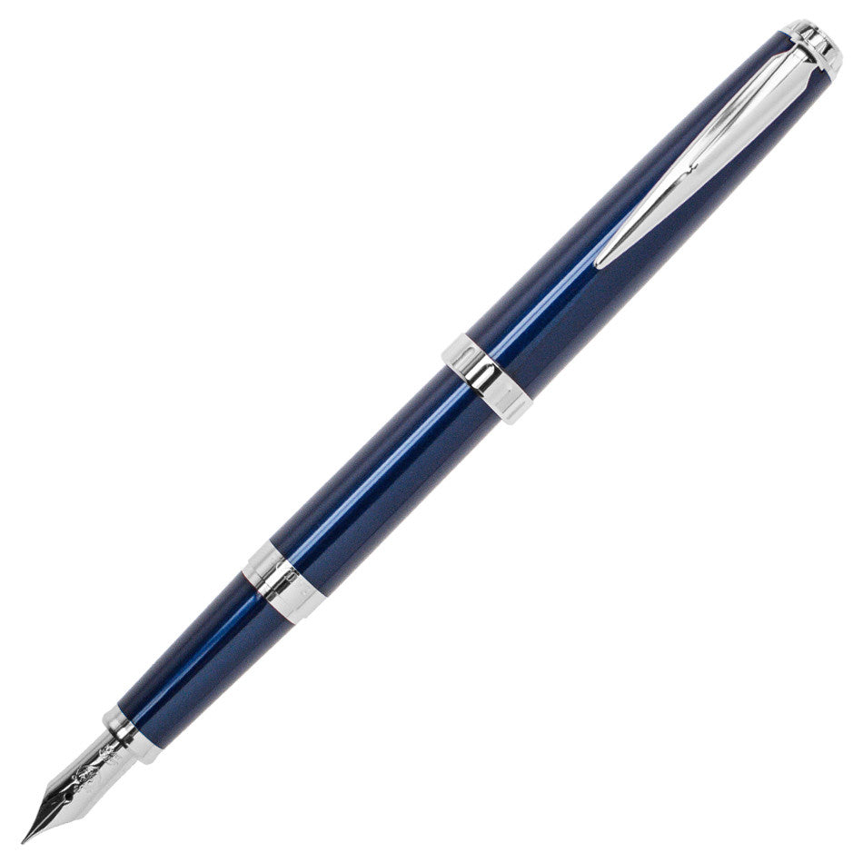 Sailor Reglus Fountain Pen Blue with Silver Trim by Sailor at Cult Pens