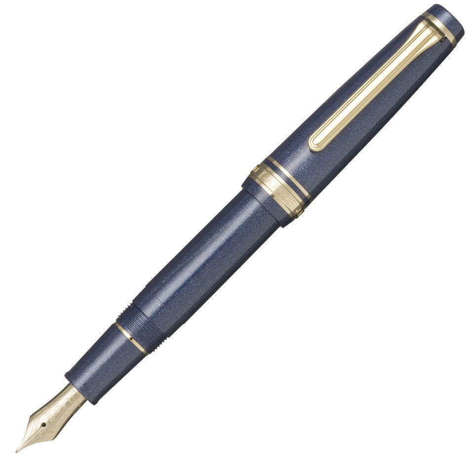 Sailor Professional Gear Slim Mini Fountain Pen Night Blue by Sailor at Cult Pens