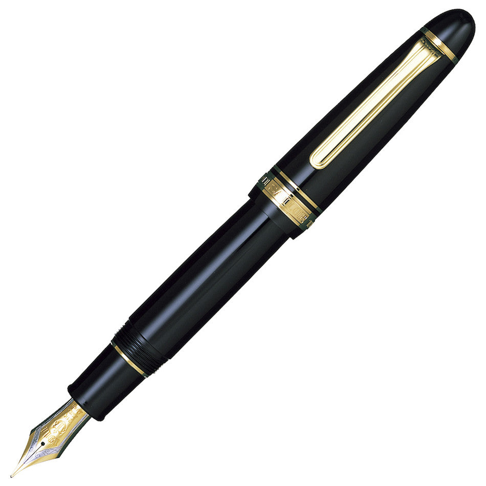 Sailor King Of Pens Fountain Pen Resin Black with Gold Trim 21K Nib by Sailor at Cult Pens