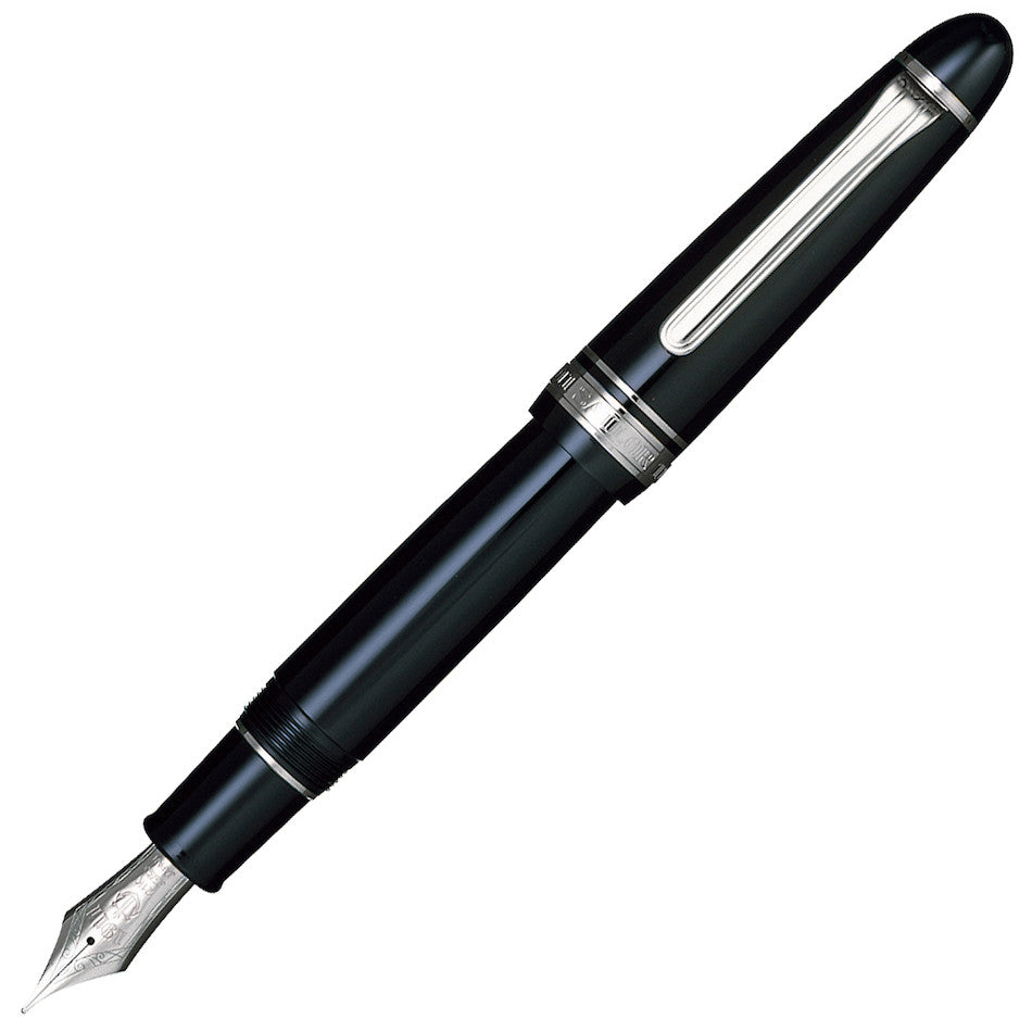 Sailor King Of Pens Fountain Pen Resin Black with Rhodium Trim 21K Nib by Sailor at Cult Pens