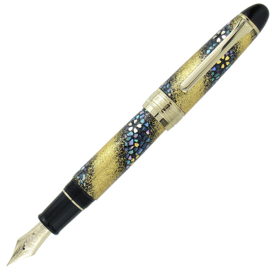 Sailor King Of Pens Fountain Pen Sakura Nagare Maki-e with 21K Nib by Sailor at Cult Pens