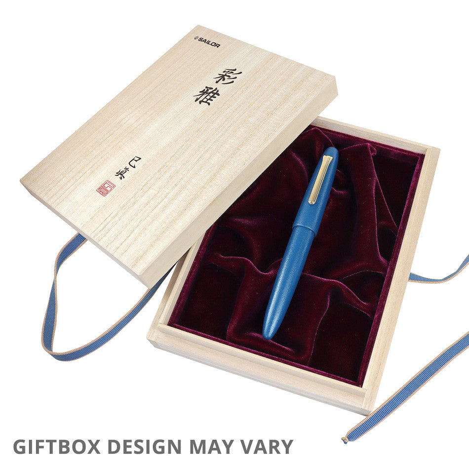 Sailor King of Pens Iromiyabi Fountain Pen Blue by Sailor at Cult Pens
