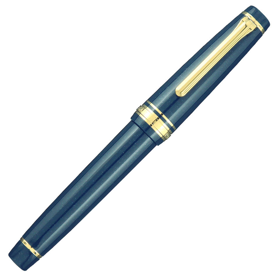Sailor Professional Gear Regular Fountain Pen Blue Dawn 21K Nib by Sailor at Cult Pens