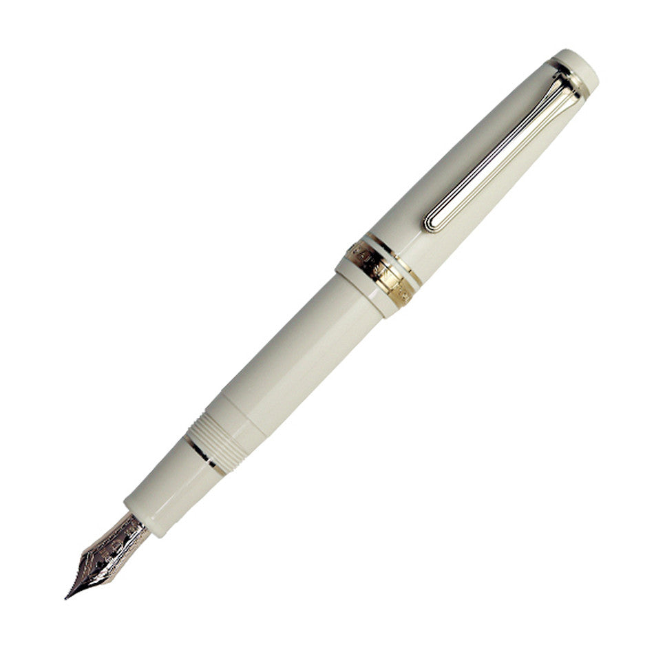 Sailor Professional Gear Slim (Sapporo) Mini Fountain Pen Ivory by Sailor at Cult Pens