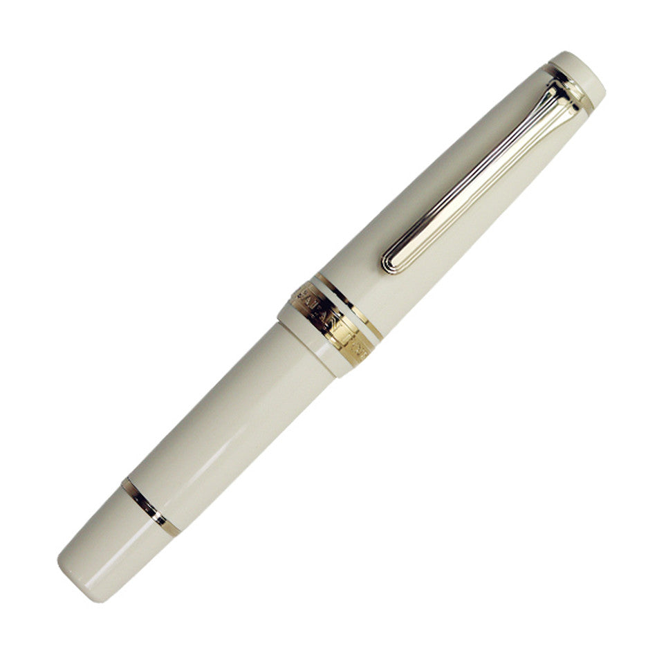 Sailor Professional Gear Slim (Sapporo) Mini Fountain Pen Ivory by Sailor at Cult Pens