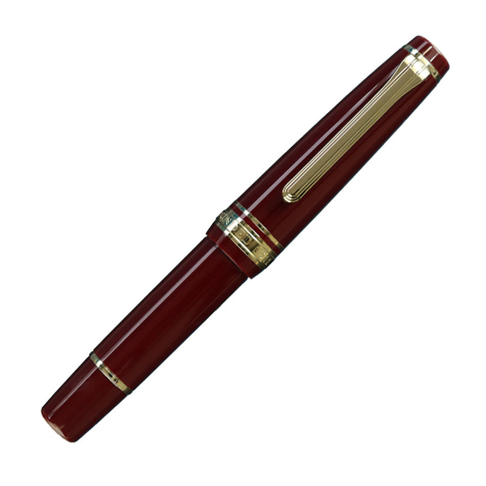 Sailor Professional Gear Slim (Sapporo) Mini Fountain Pen Maroon by Sailor at Cult Pens