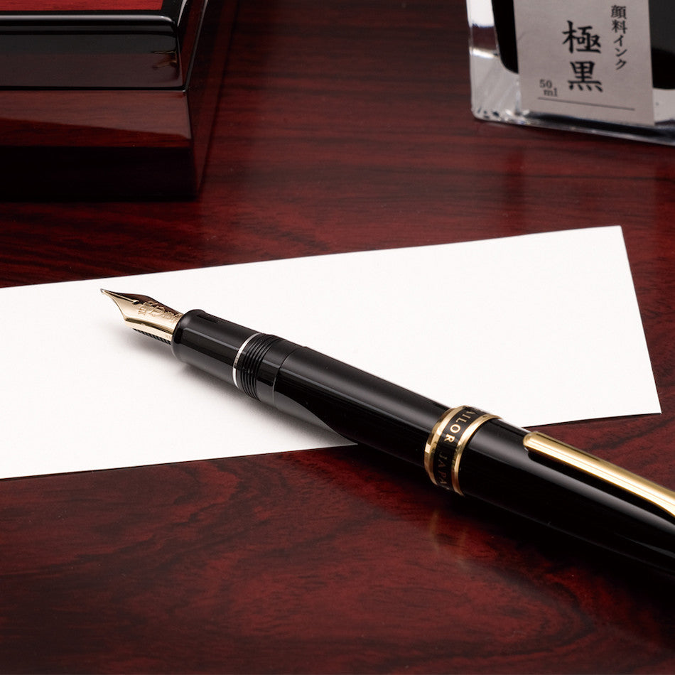 Sailor 1911 Large Fountain Pen Naginata Togi with Gold Trim by Sailor at Cult Pens