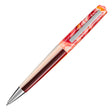 Tibaldi Infrangible Ballpoint Pen Russet Red with Stainless Steel Trim by Tibaldi at Cult Pens