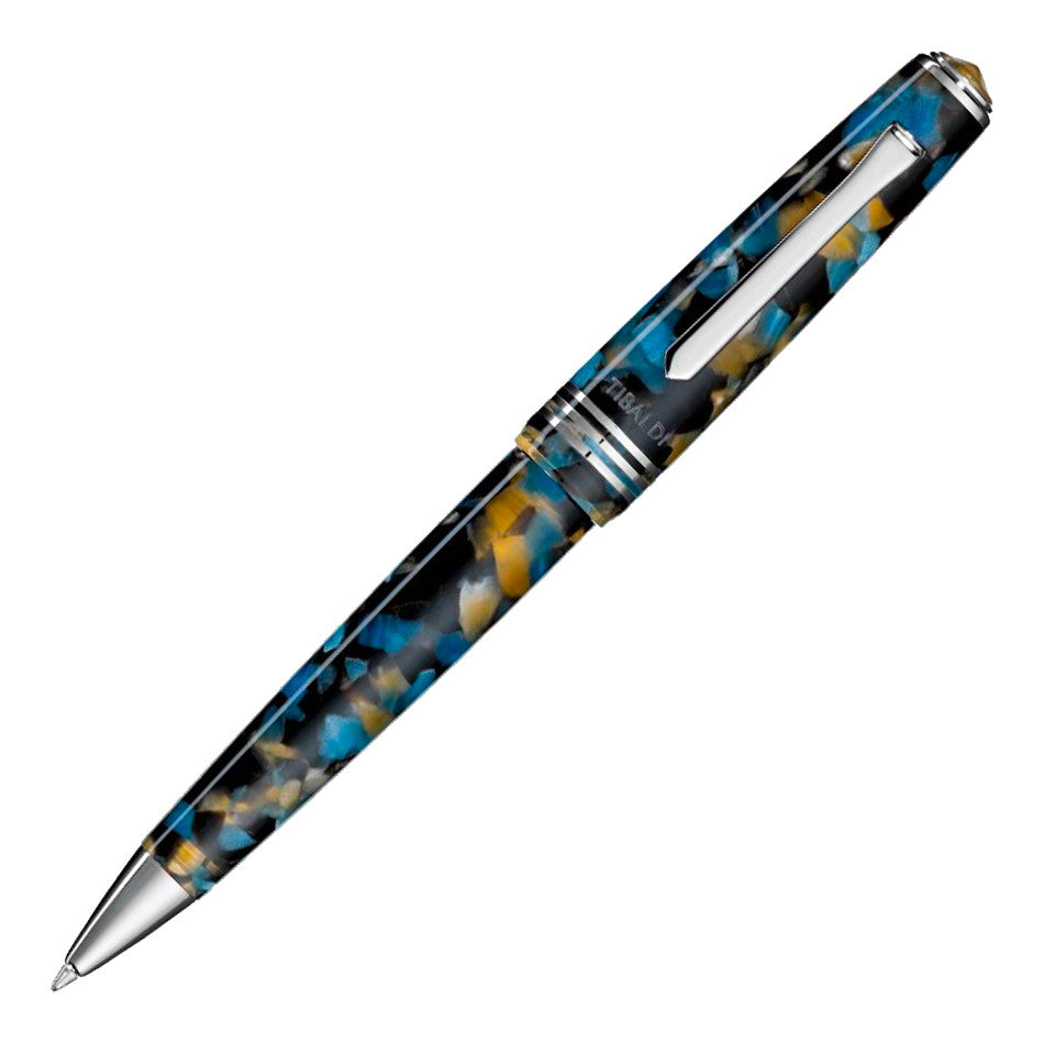 Tibaldi N.60 Ballpoint Pen Samarkand Blue with Palladium Trim by Tibaldi at Cult Pens