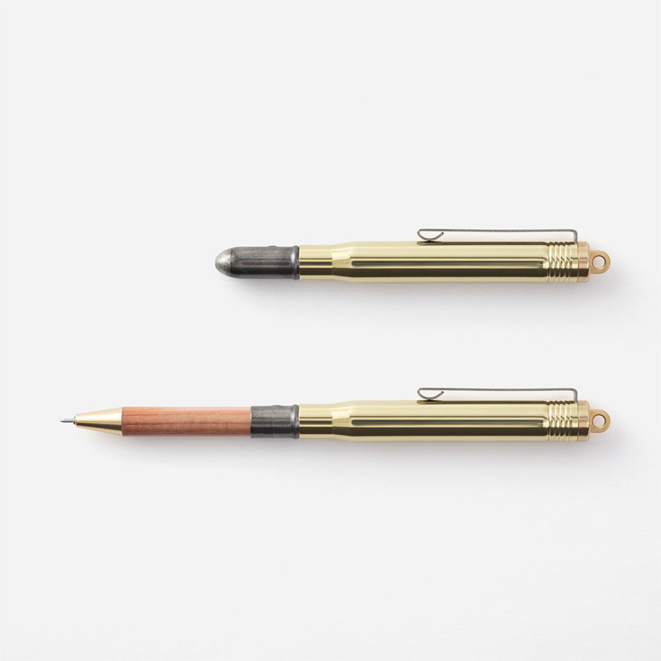 TRAVELER'S COMPANY BRASS Ballpoint Pen by TRAVELER'S COMPANY at Cult Pens