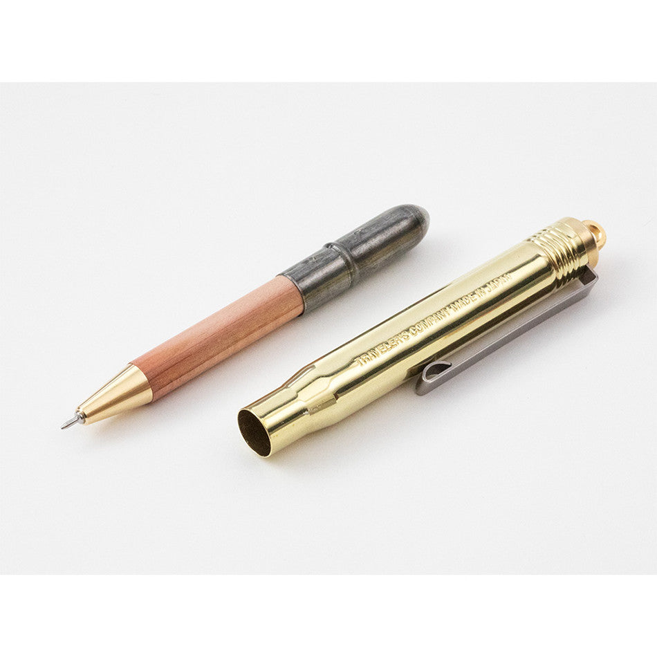 TRAVELER'S COMPANY BRASS Ballpoint Pen by TRAVELER'S COMPANY at Cult Pens