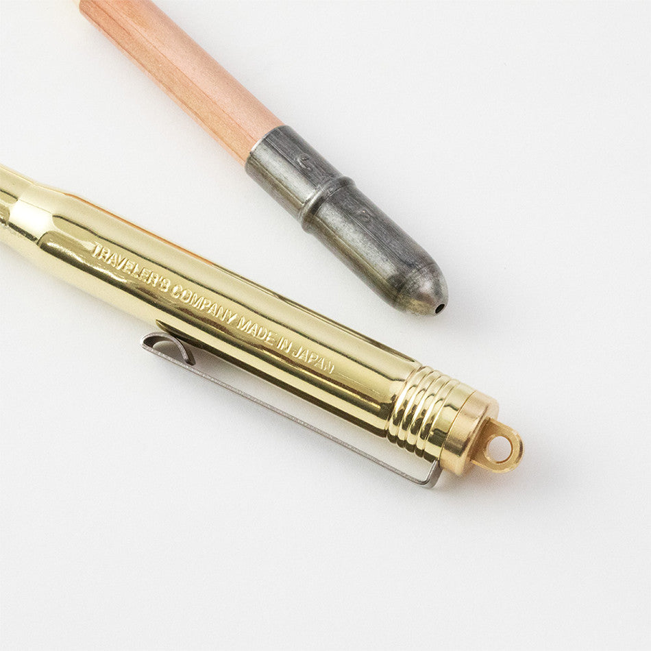TRAVELER'S COMPANY BRASS Ballpoint Pen by TRAVELER'S COMPANY at Cult Pens