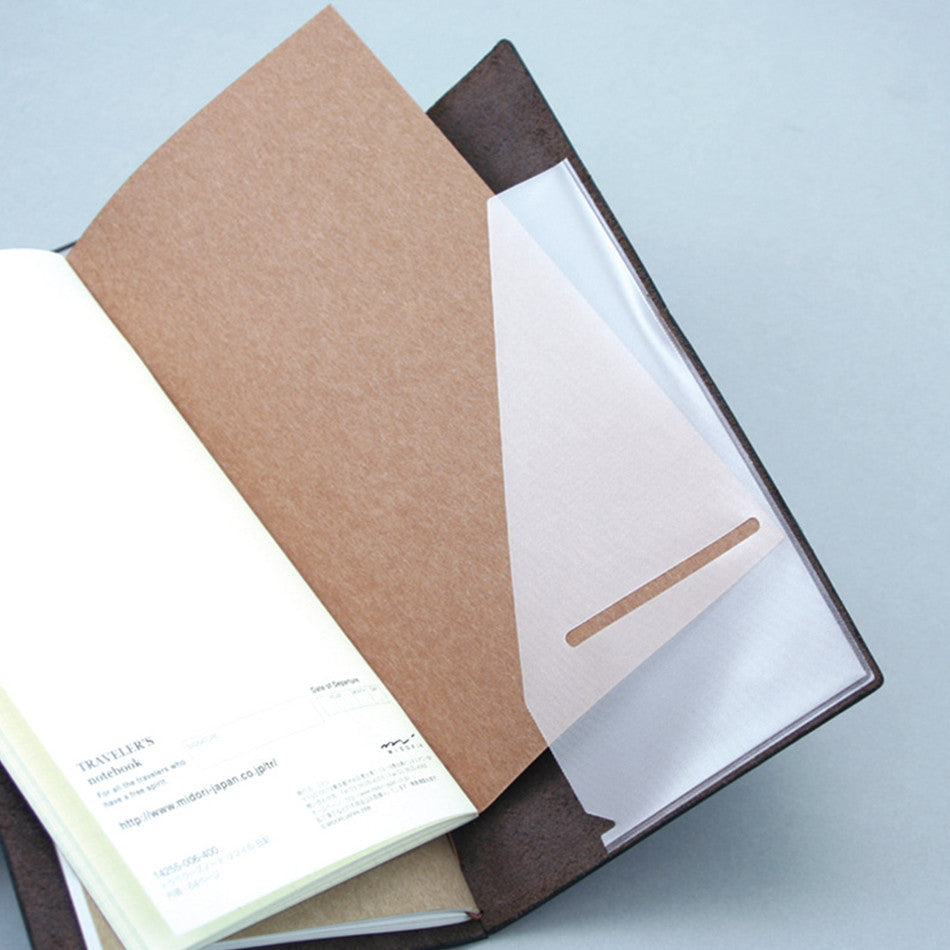 TRAVELER'S COMPANY Notebook Refill Pocket Sticker Large by TRAVELER'S COMPANY at Cult Pens