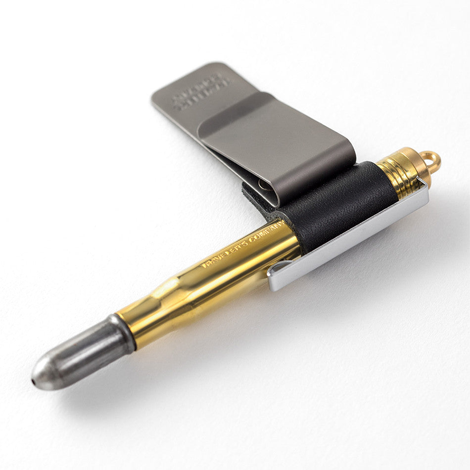 TRAVELER'S COMPANY Penholder Medium Black by TRAVELER'S COMPANY at Cult Pens