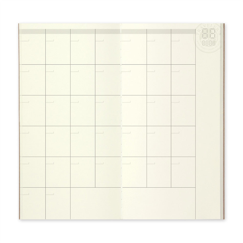 TRAVELER'S COMPANY Notebook Refill Perpetual Diary Monthly by TRAVELER'S COMPANY at Cult Pens