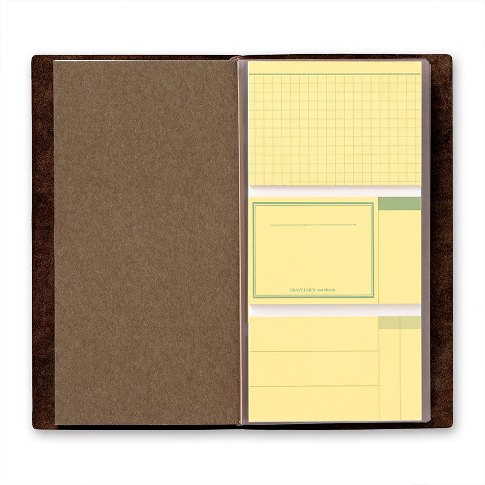 TRAVELER'S COMPANY Notebook Refill Sticky Memo Pad by TRAVELER'S COMPANY at Cult Pens