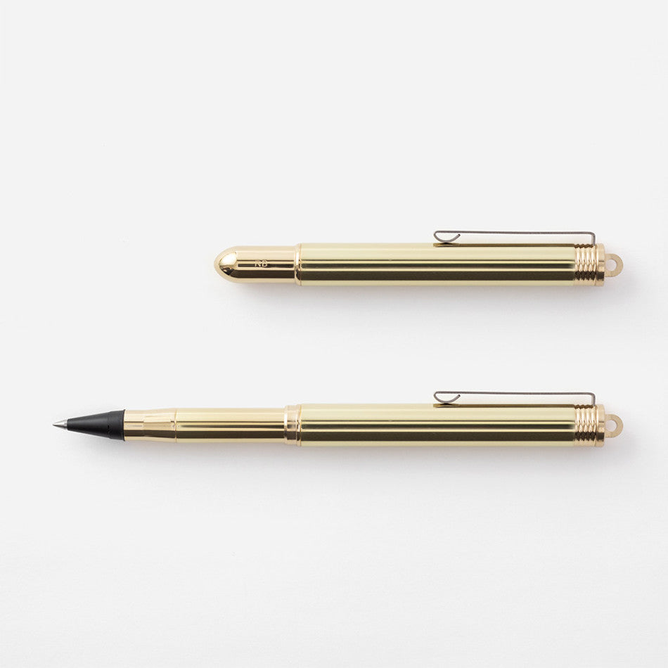 TRAVELER'S COMPANY BRASS Rollerball Pen by TRAVELER'S COMPANY at Cult Pens