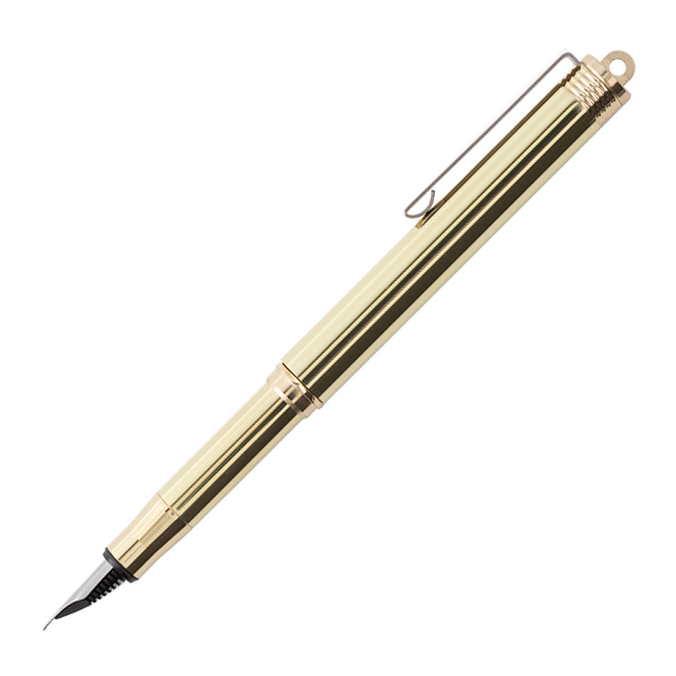 TRAVELER'S COMPANY BRASS Fountain Pen by TRAVELER'S COMPANY at Cult Pens